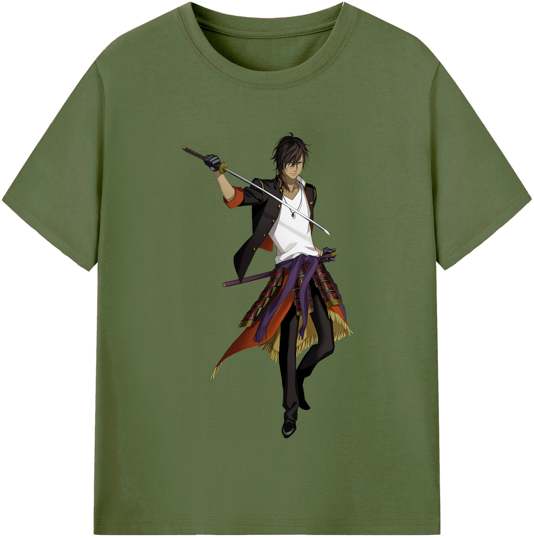 （画像用） 刀剣乱舞 Touken Ranbu 綿100％半袖Tシャツ（フロントプリント）
